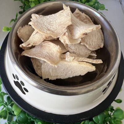A Grade Chicken Jerky Boiled / Dehydrated (Order Only) Ingredients: Chicken. No salt, sugar, preservatives.